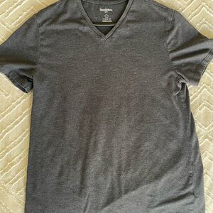 Goodfellow & Co Charcoal V-Neck Tee